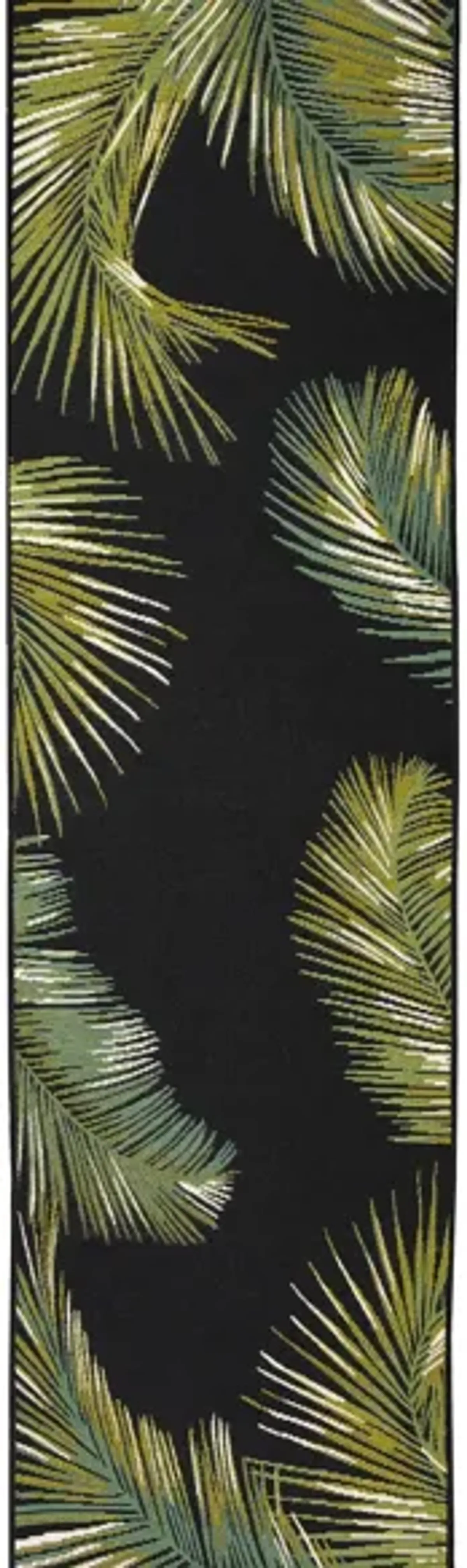 Marina Palm Border Indoor/Outdoor Area Rug