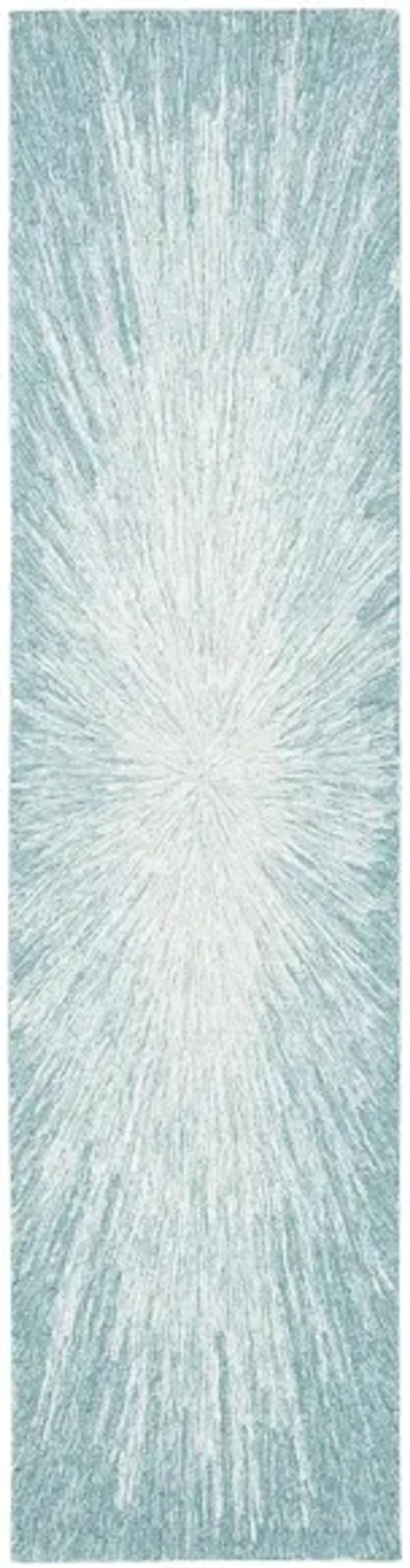 Uruha Runner Rug in Aqua by Safavieh