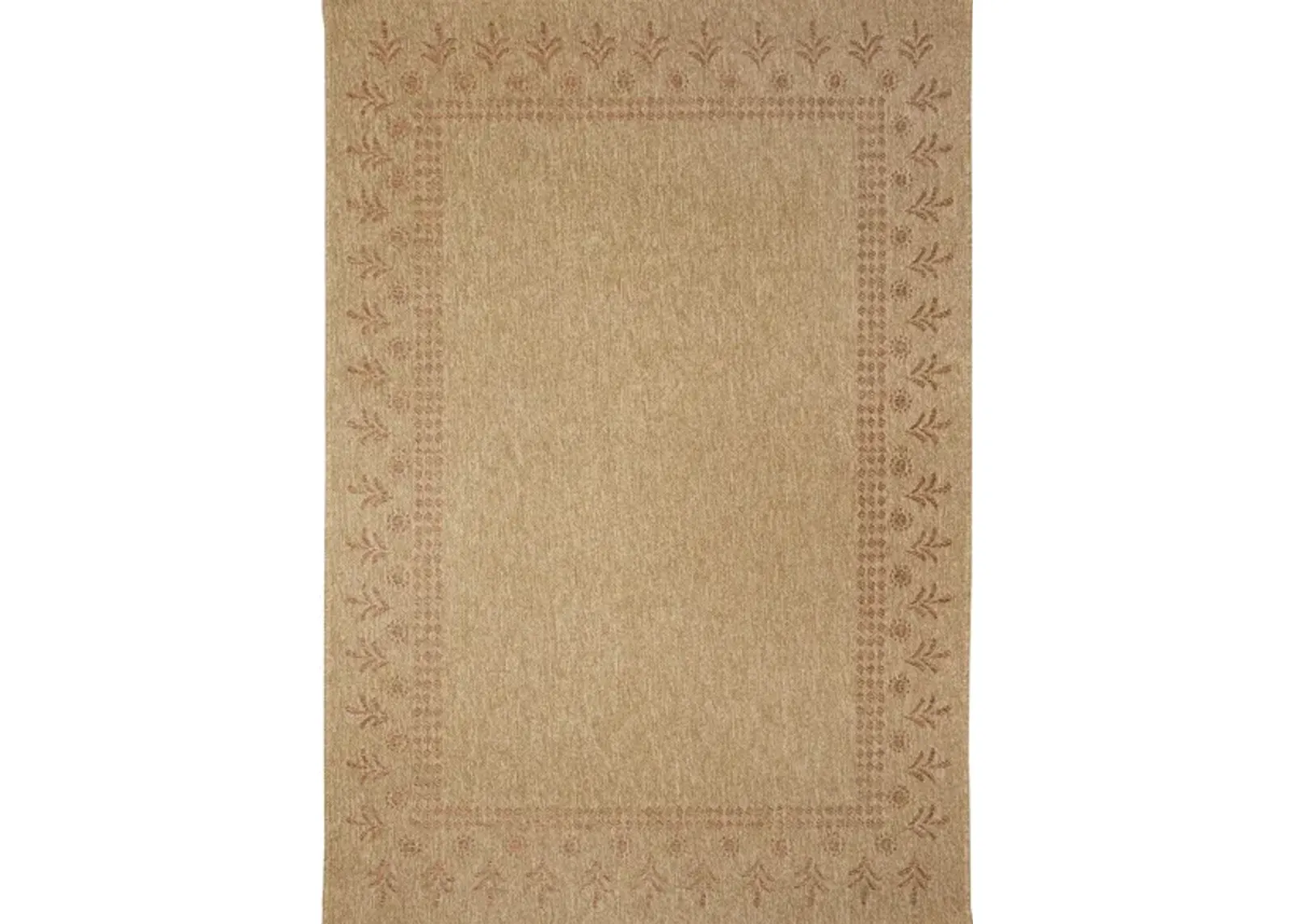 Sahara Indoor/Outdoor Rug in Terracotta by Trans-Ocean Import Co Inc