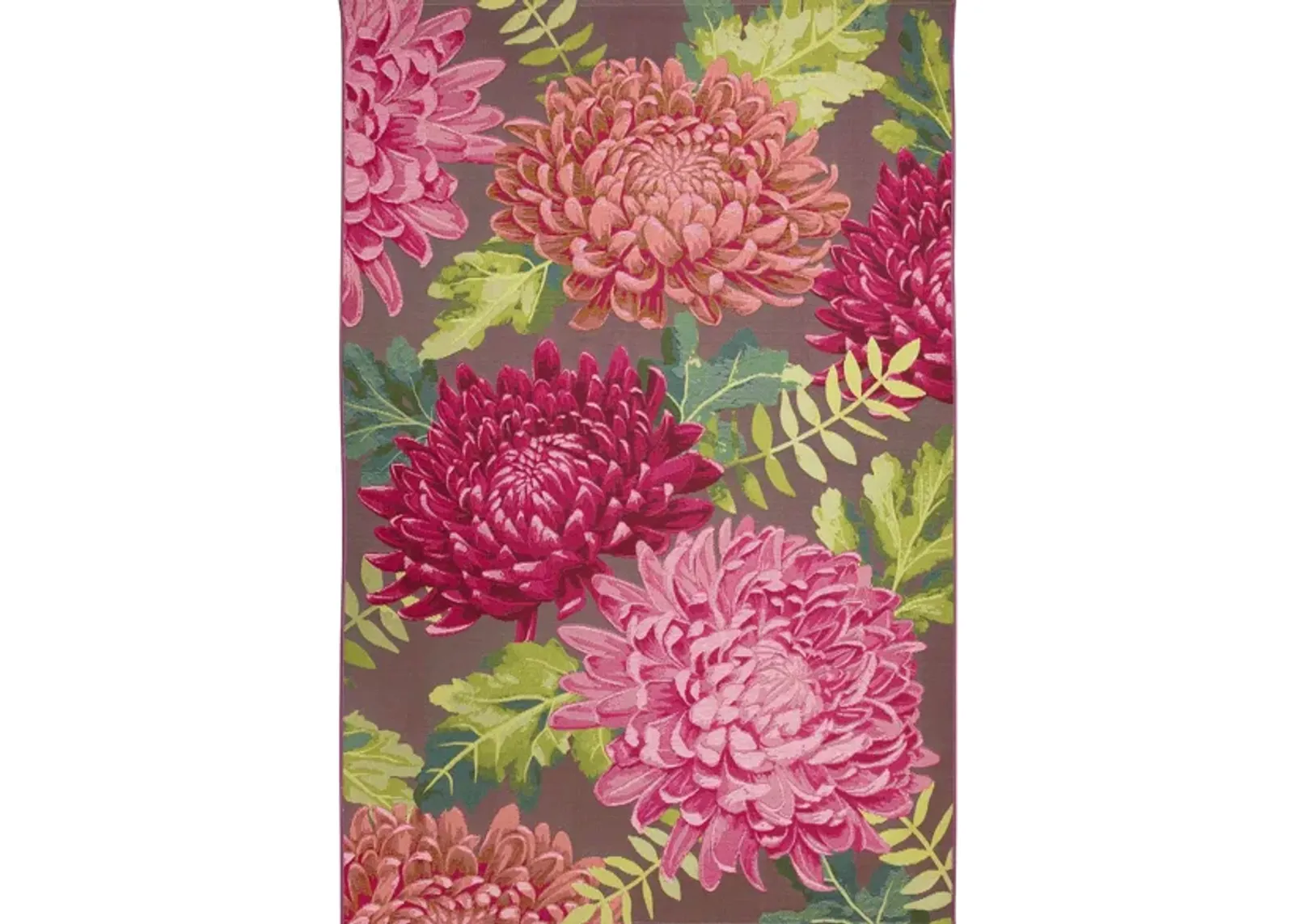 Marina Mum Indoor/Outdoor Rug in Fuchsia by Trans-Ocean Import Co Inc