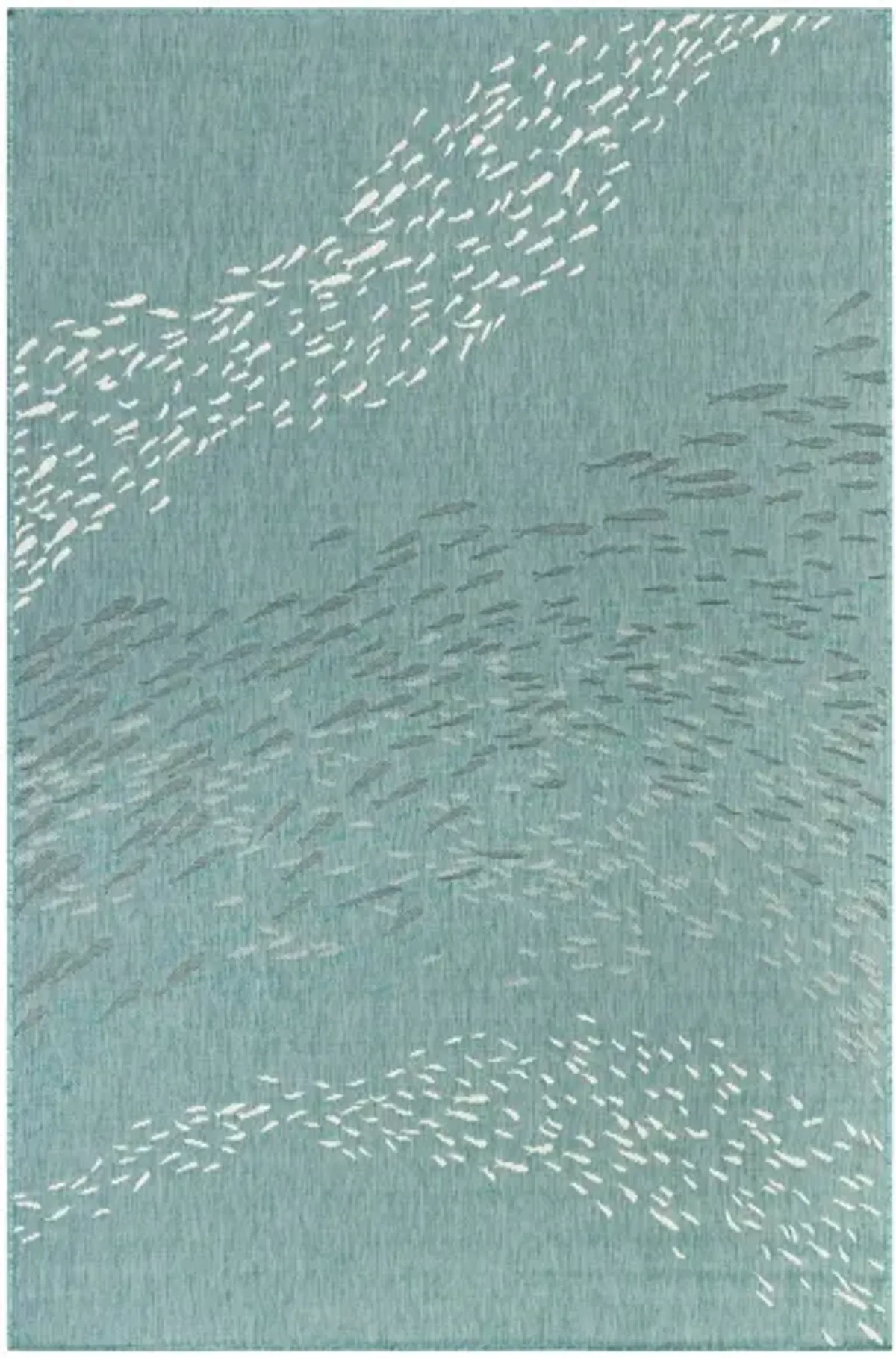 Carmel School Of Fish Rug in Aqua by Trans-Ocean Import Co Inc