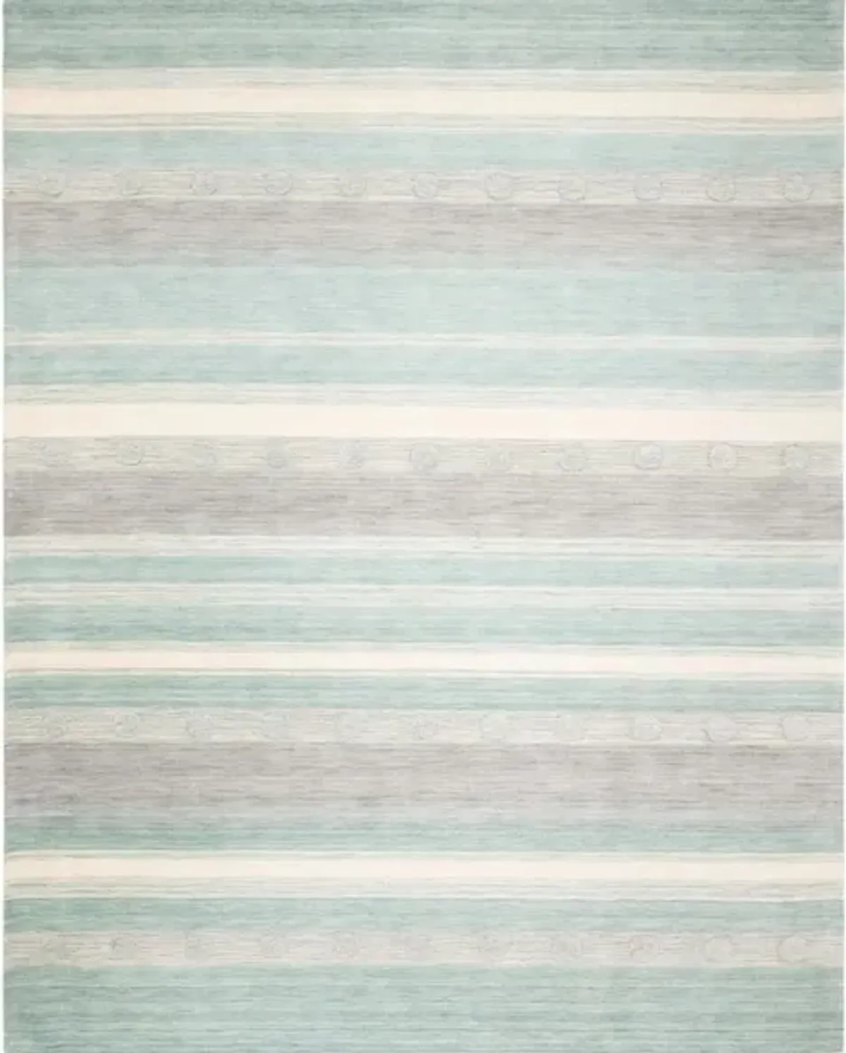 Glenna Kid's Area Rug in Aqua & Ivory by Safavieh