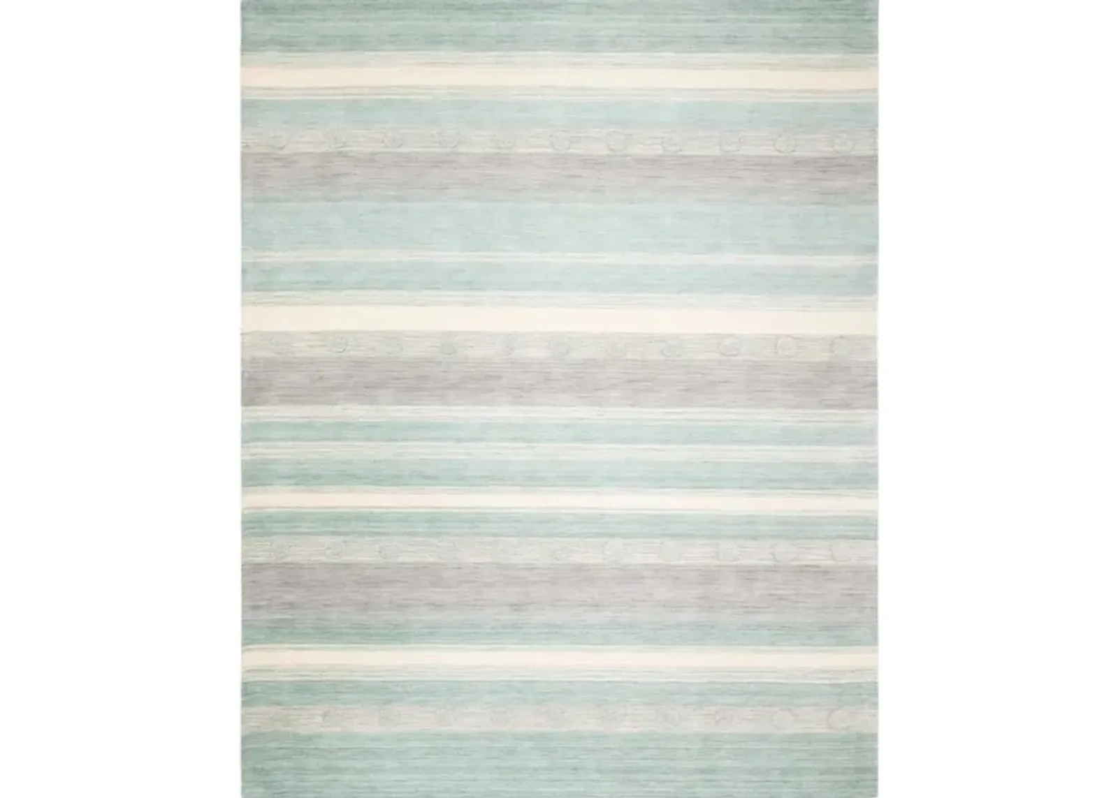 Glenna Kid's Area Rug in Aqua & Ivory by Safavieh