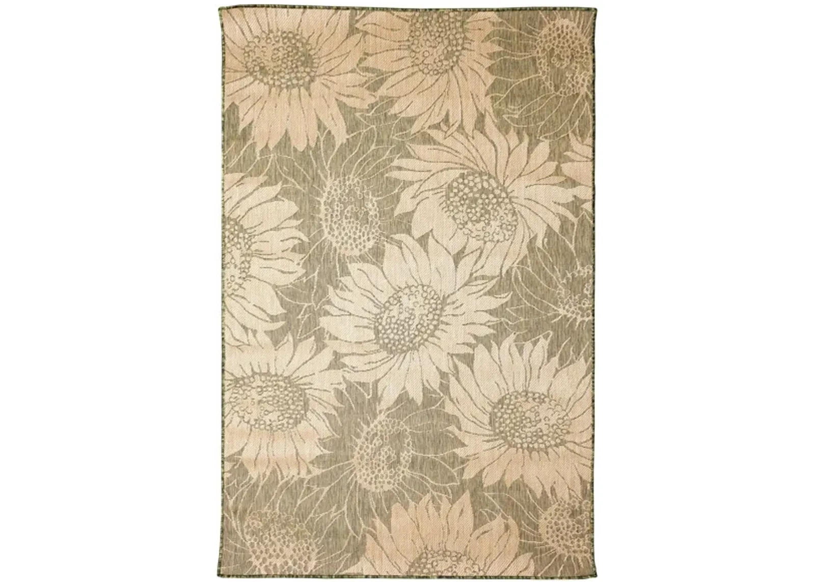 Carmel Sunflower Field Rug in Green by Trans-Ocean Import Co Inc