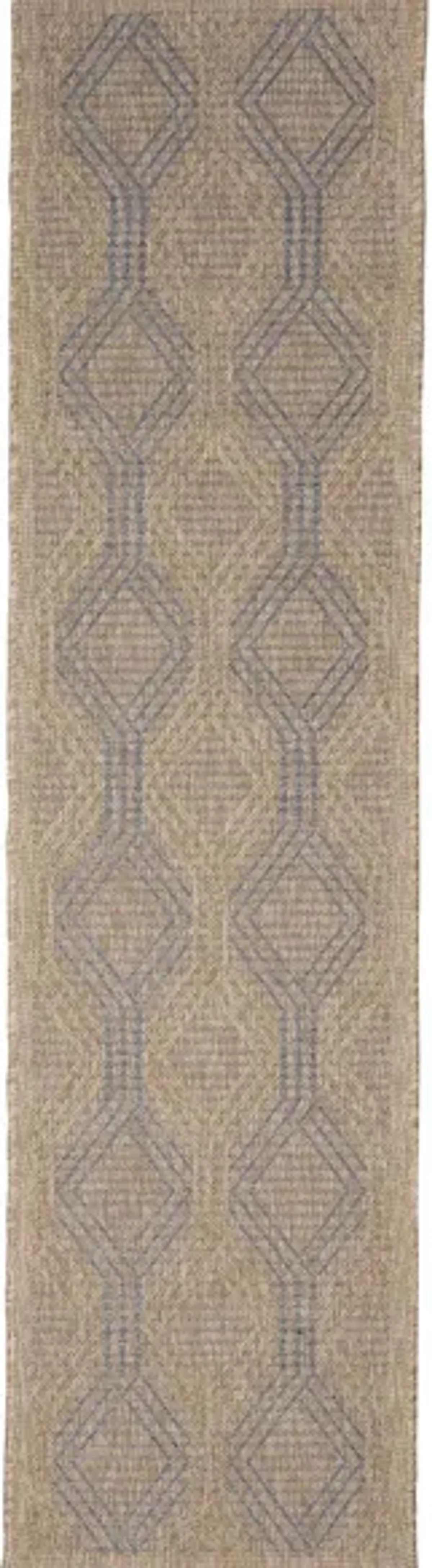 Sahara Indoor/Outdoor Rug in Navy by Trans-Ocean Import Co Inc