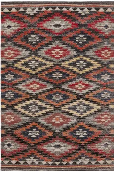 Montage II Area Rug in Rust & Multi by Safavieh