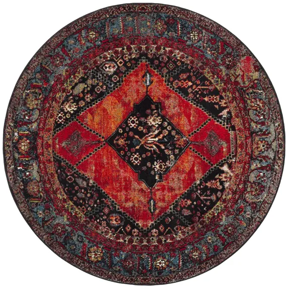 Vintage Hamadan I Area Rug in Orange & Red by Safavieh