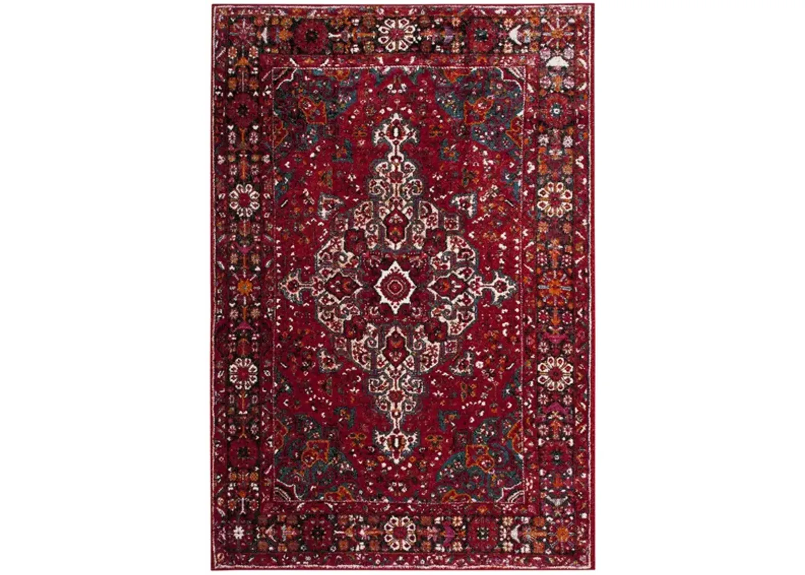 Vintage Hamadan I Area Rug in Red by Safavieh