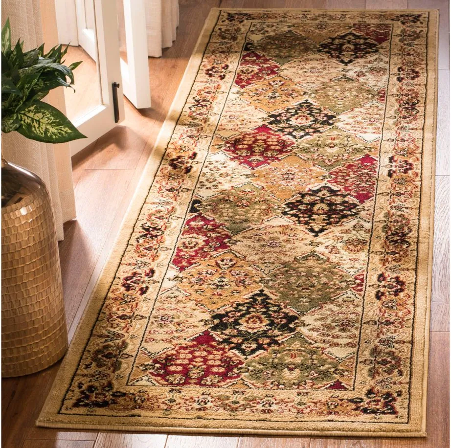 Portsmouth Runner Rug in Multi / Beige by Safavieh