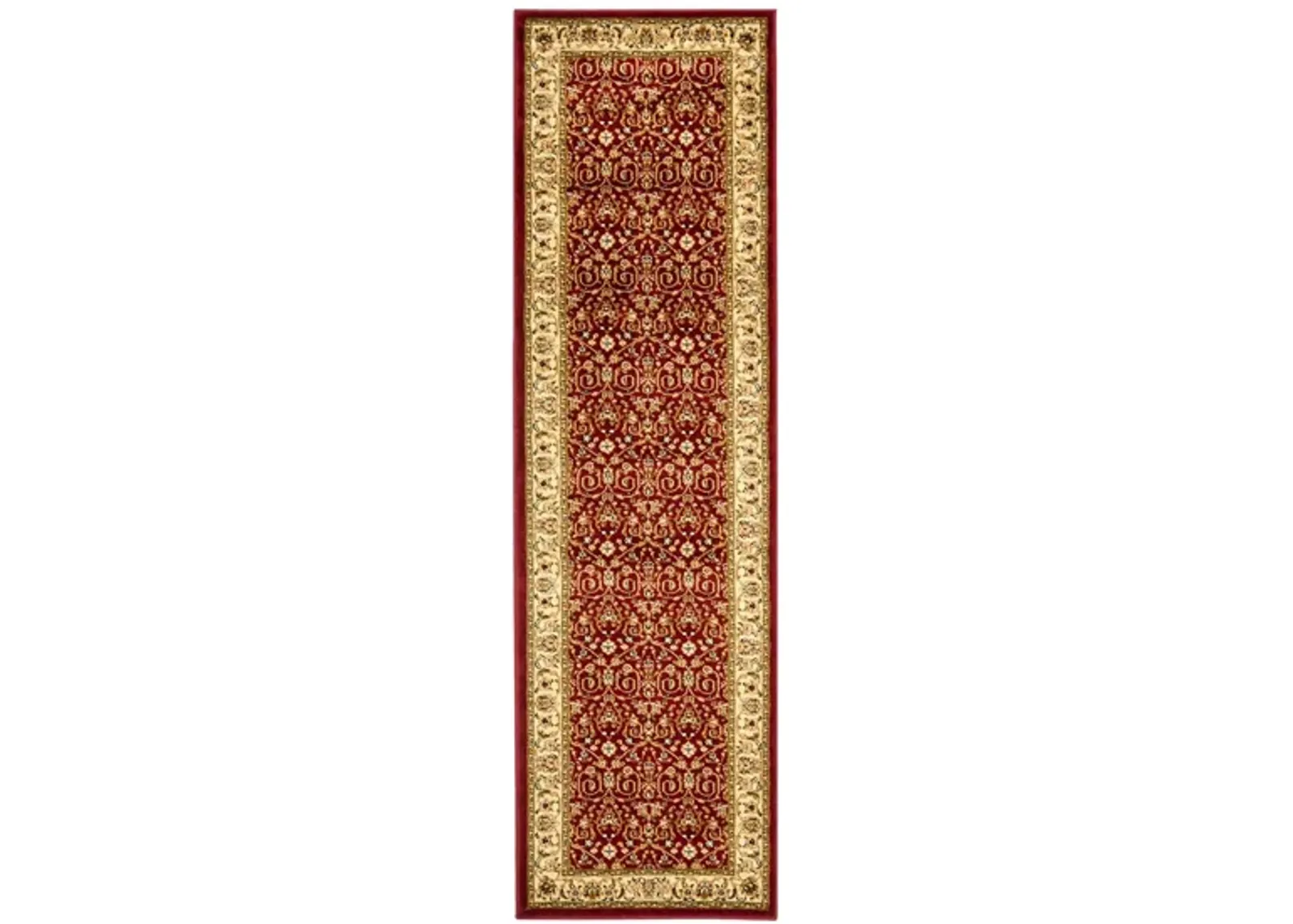 Wimbledon Runner Rug in Red / Ivory by Safavieh