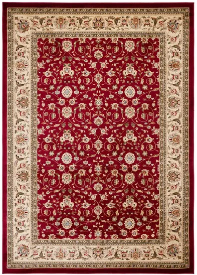 Wimbledon Area Rug in Red / Ivory by Safavieh