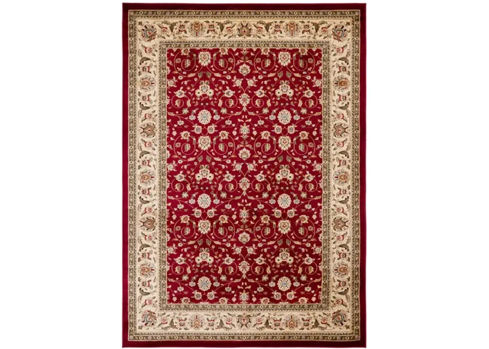 Wimbledon Area Rug in Red / Ivory by Safavieh