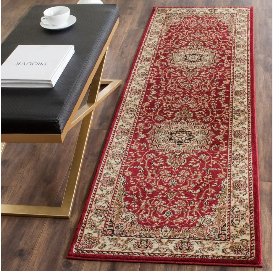 Wessex Runner Rug in Red / Ivory by Safavieh