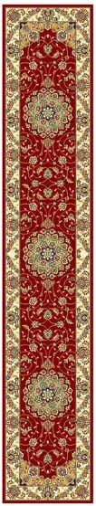 Wessex Runner Rug in Red / Ivory by Safavieh