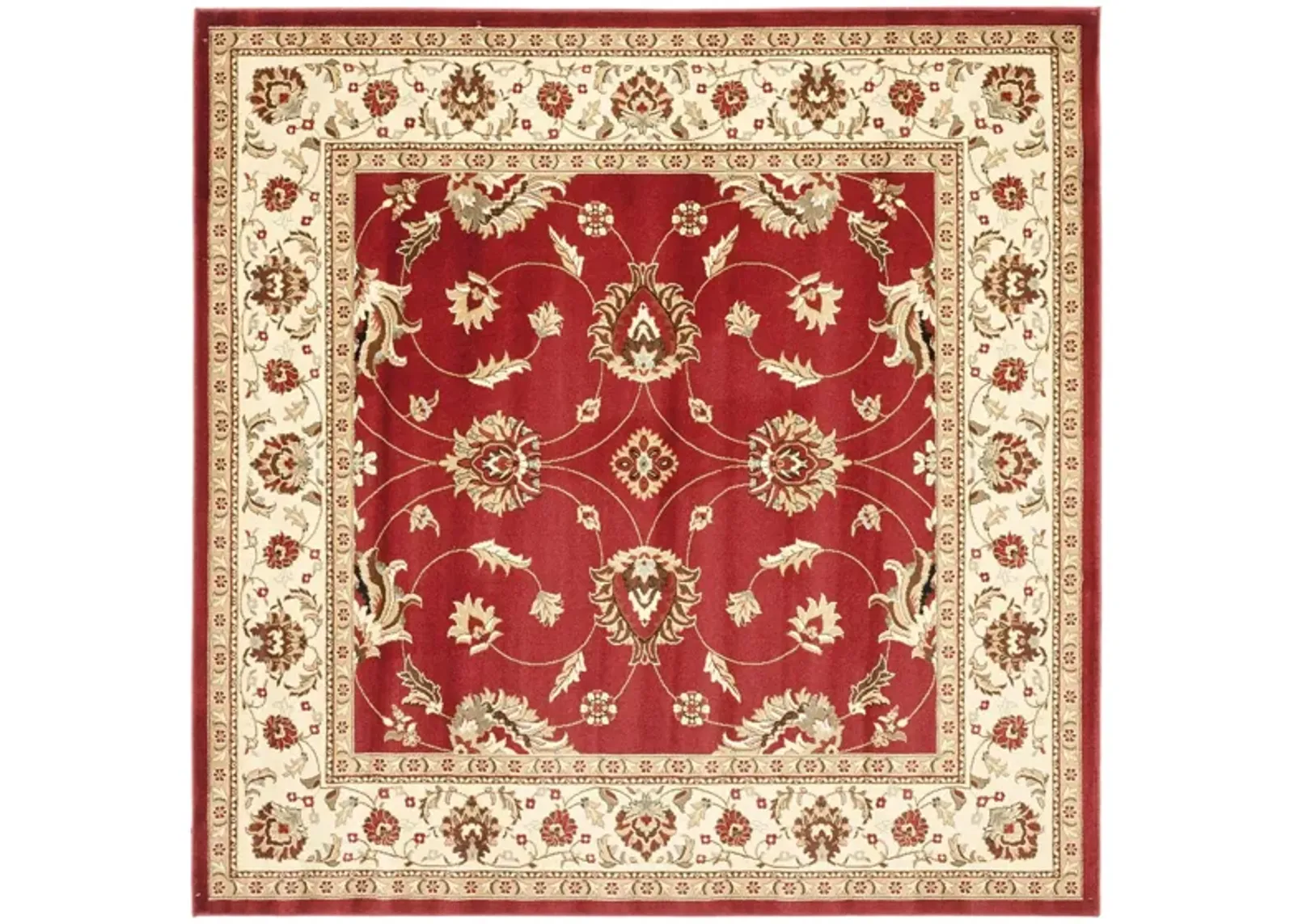 Severn Area Rug in Red / Ivory by Safavieh