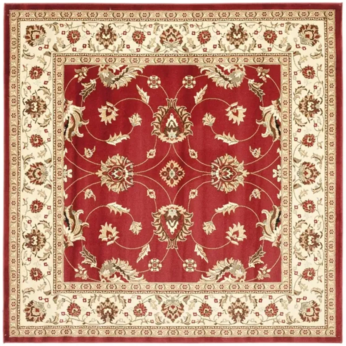 Severn Area Rug in Red / Ivory by Safavieh