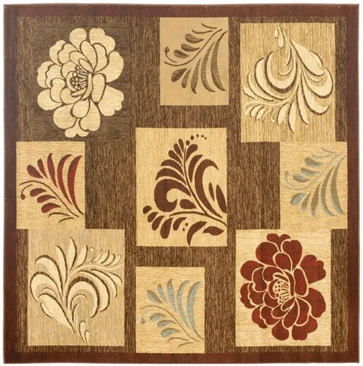 Derwent Area Rug in Brown / Multi by Safavieh