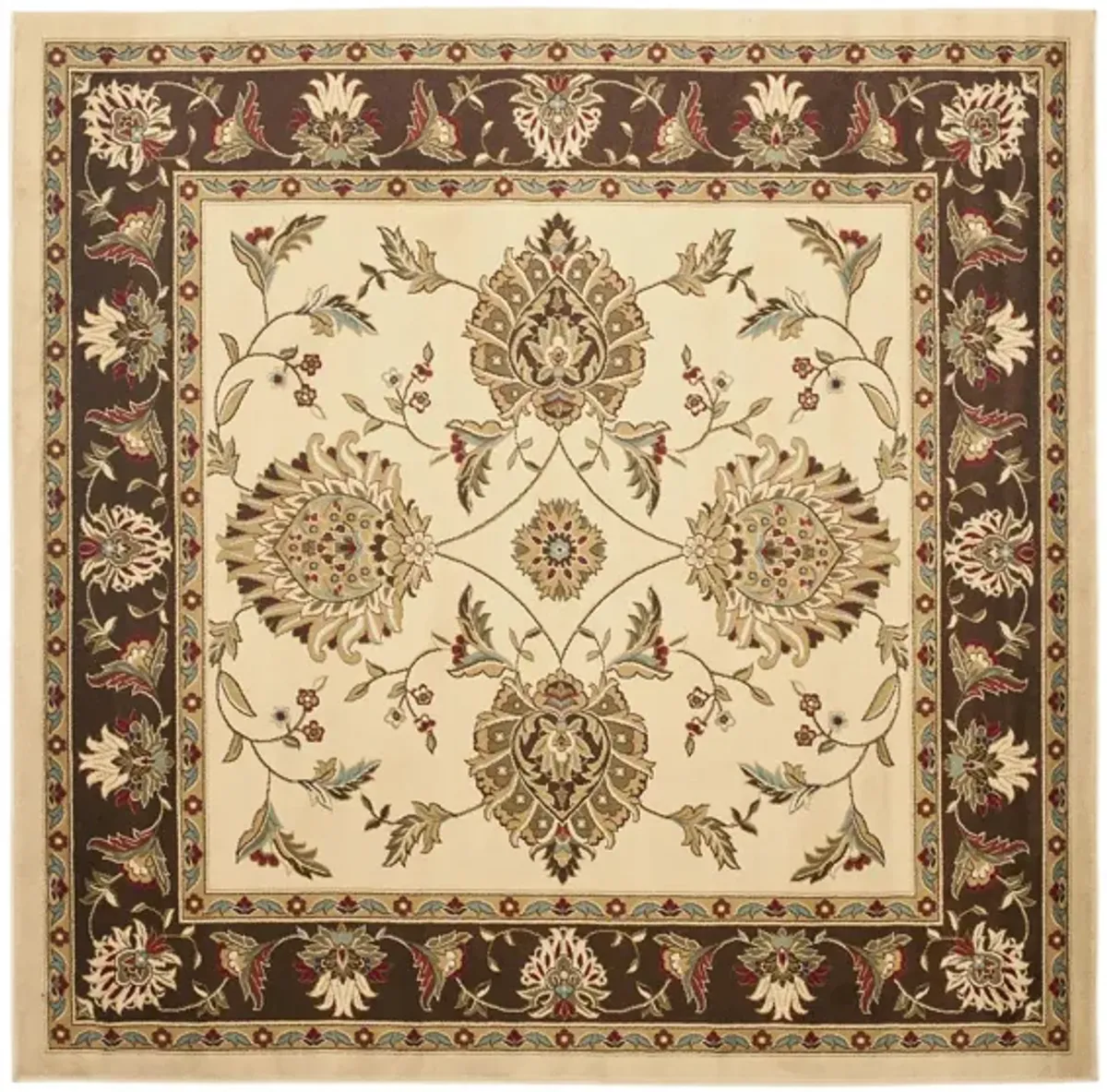 Mersey Area Rug in Ivory / Brown by Safavieh