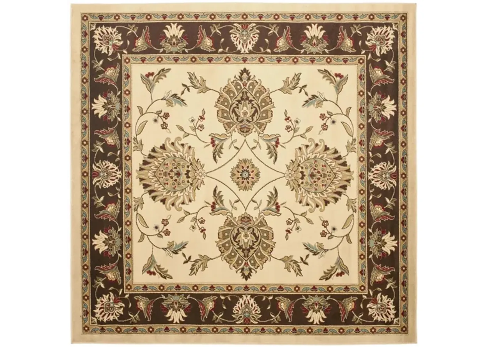 Mersey Area Rug in Ivory / Brown by Safavieh