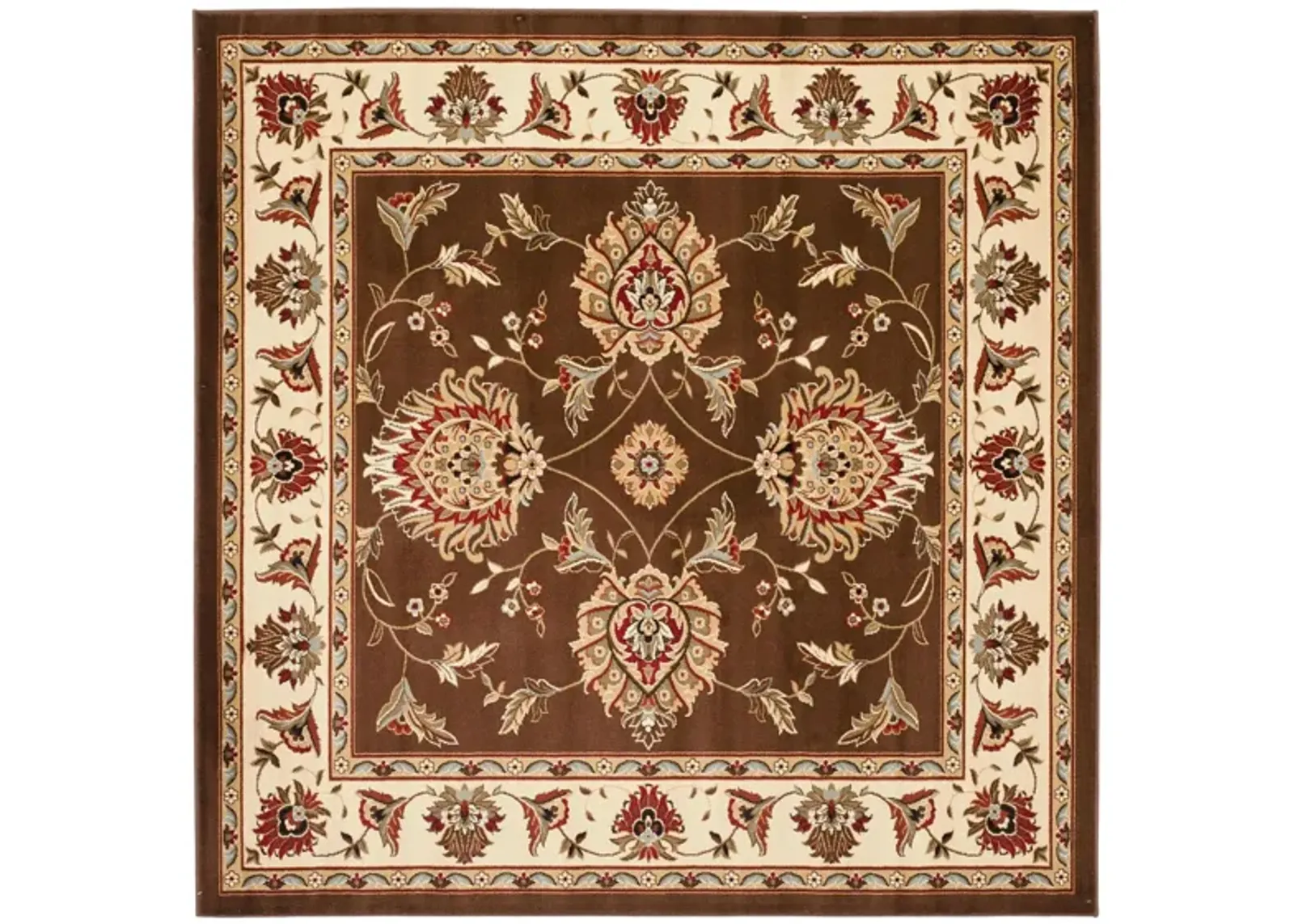 Mersey Area Rug in Brown / Ivory by Safavieh