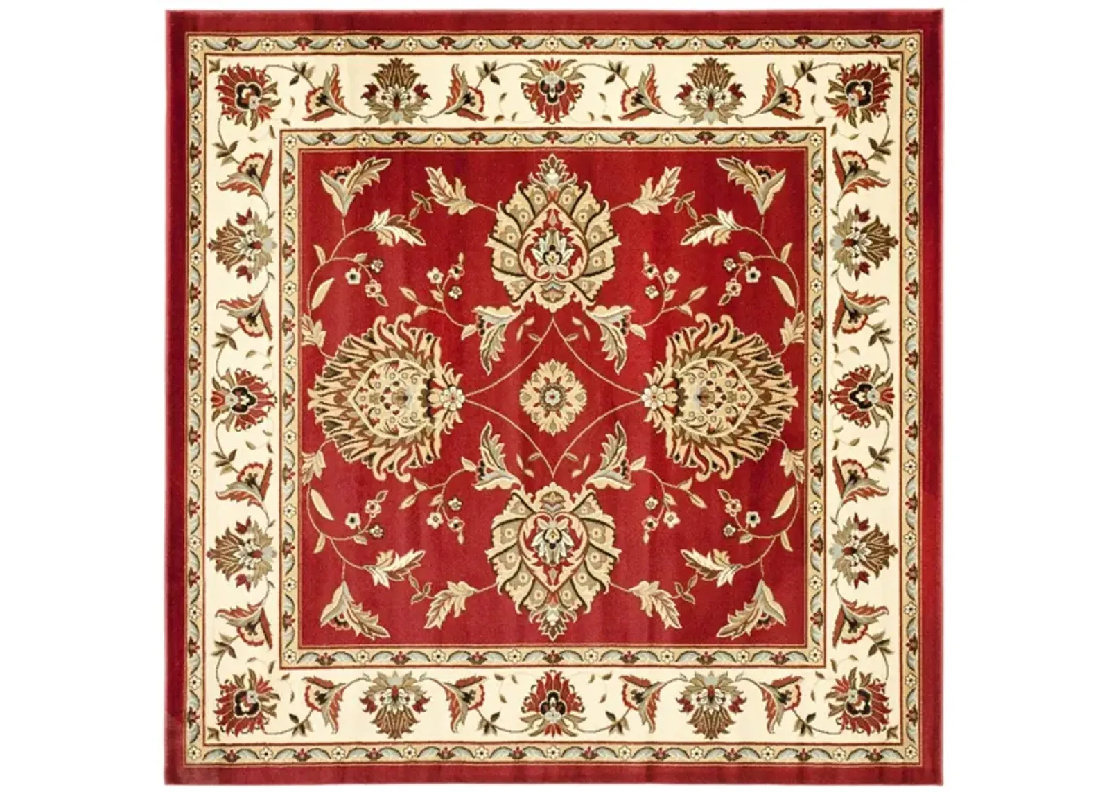 Mersey Area Rug in Red / Ivory by Safavieh