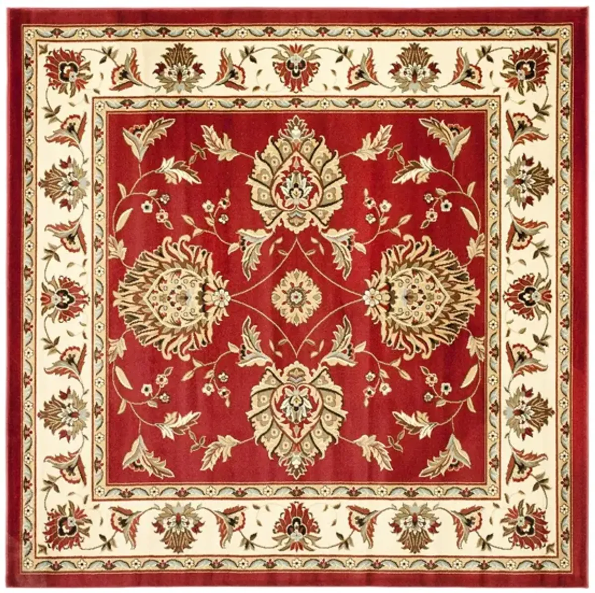 Mersey Area Rug in Red / Ivory by Safavieh