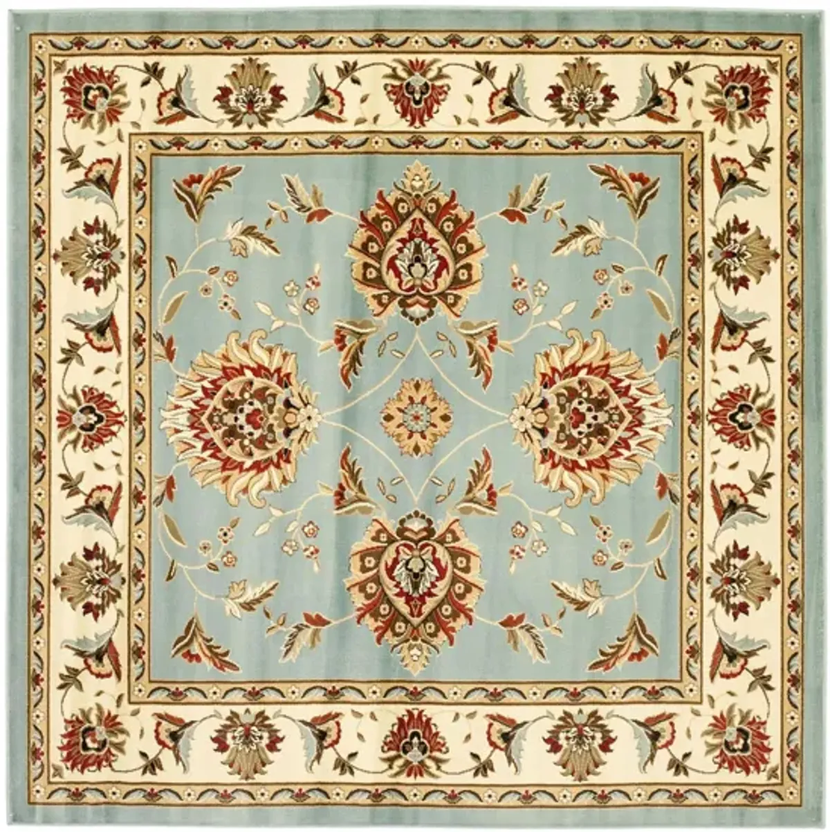 Mersey Area Rug in Blue / Ivory by Safavieh