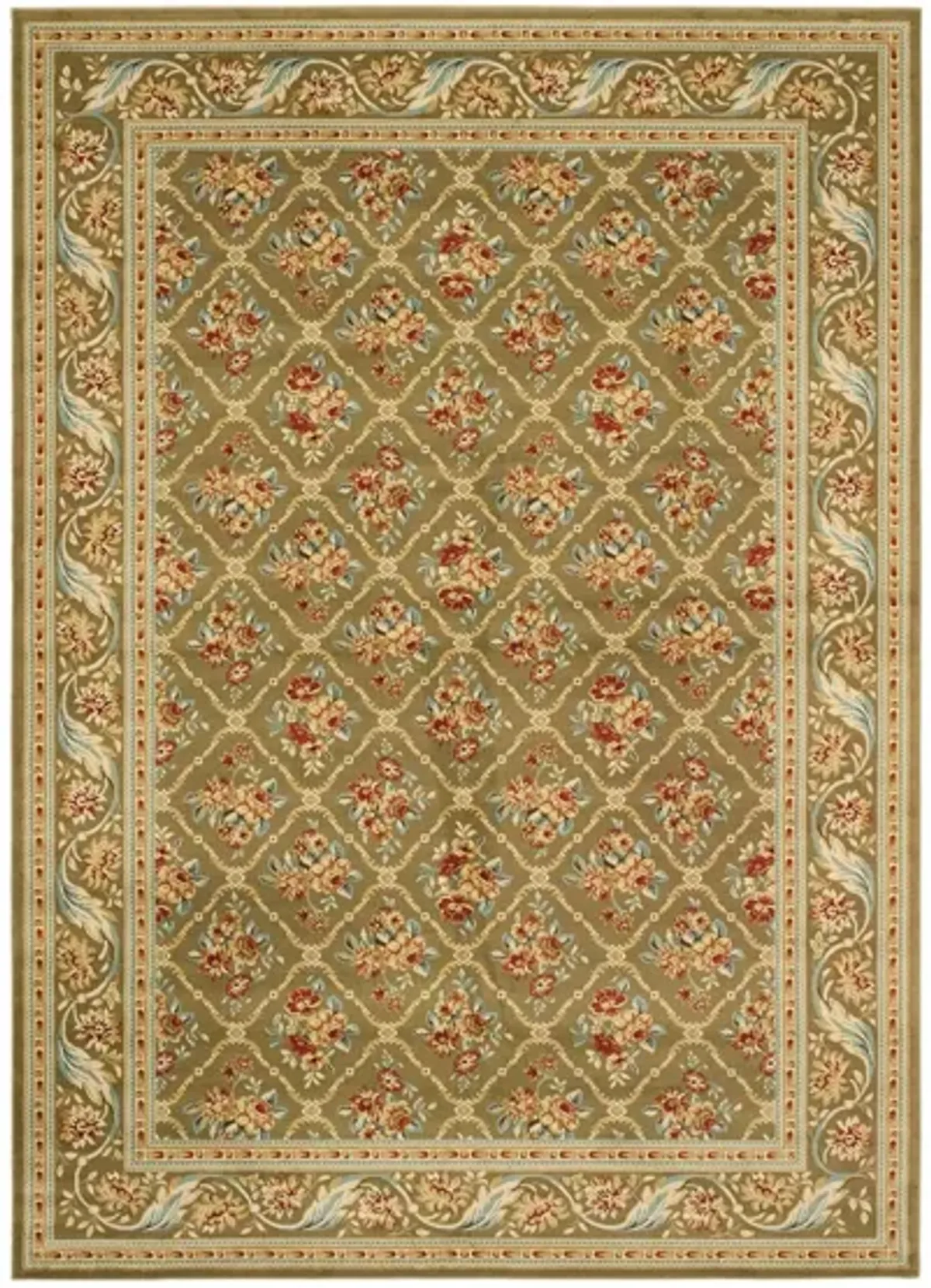 Crown Point Area Rug in Green by Safavieh