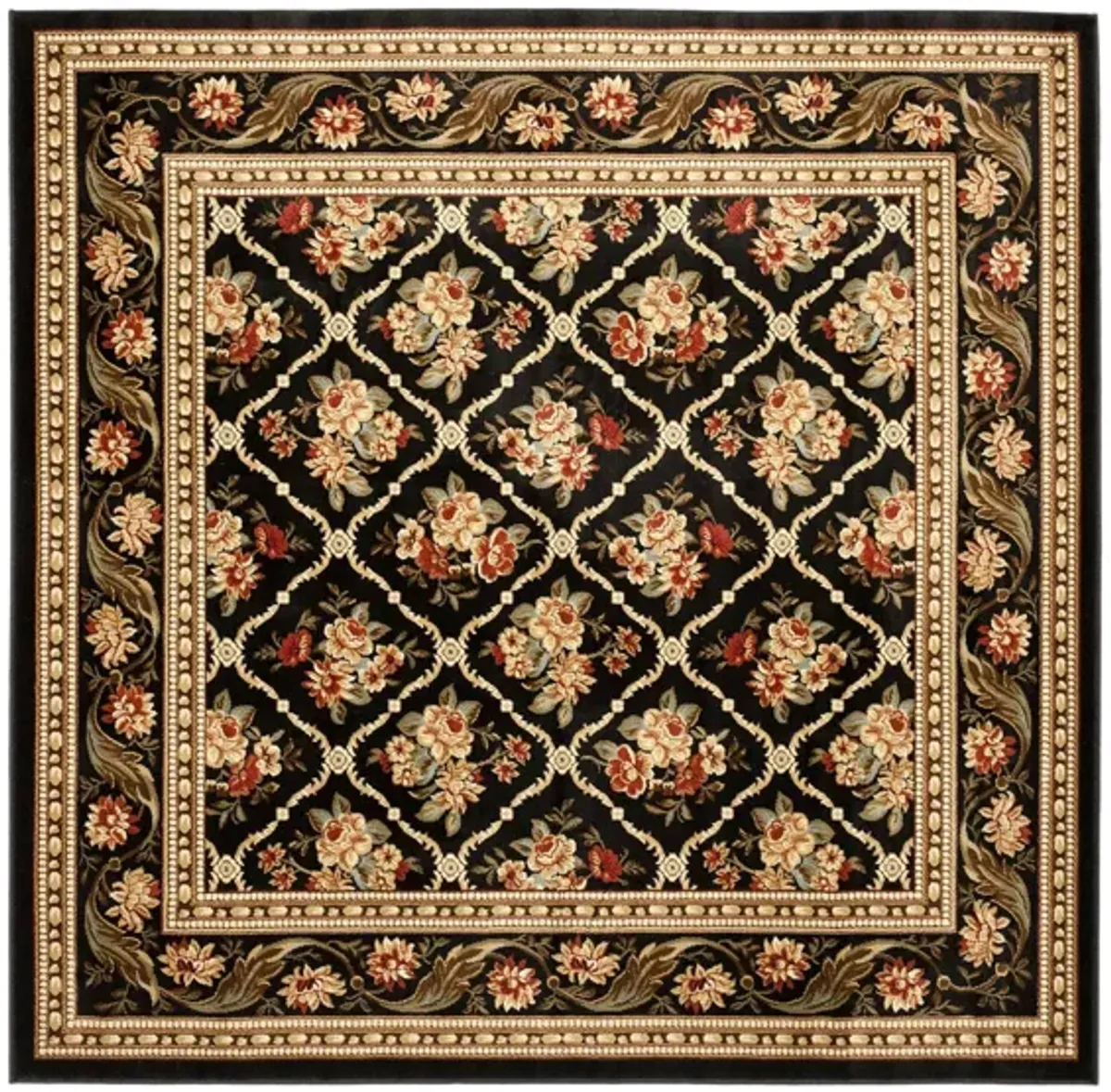 Crown Point Area Rug in Black by Safavieh