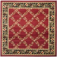 Queensferry Area Rug in Red / Black by Safavieh
