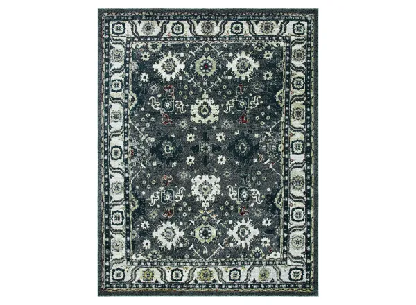 Avicenna Dark Grey Area Rug