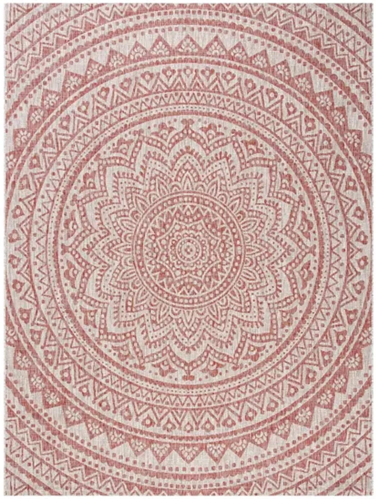 Courtyard Mandala Indoor/Outdoor Area Rug