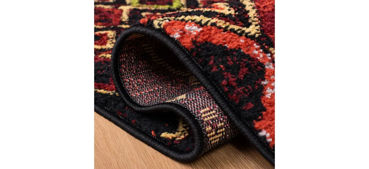 Halen Dark Area Rug Round
