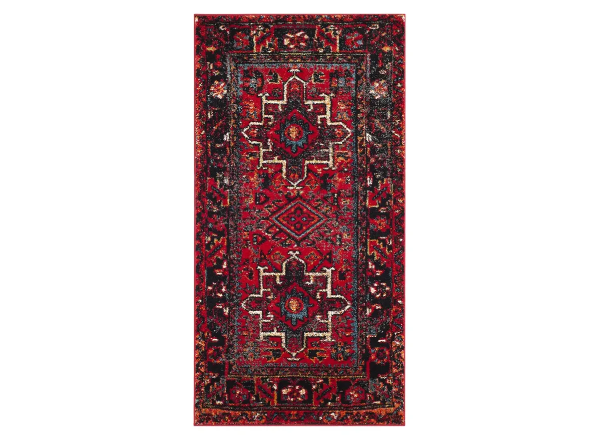 Darius Red Area Rug in Red by Safavieh