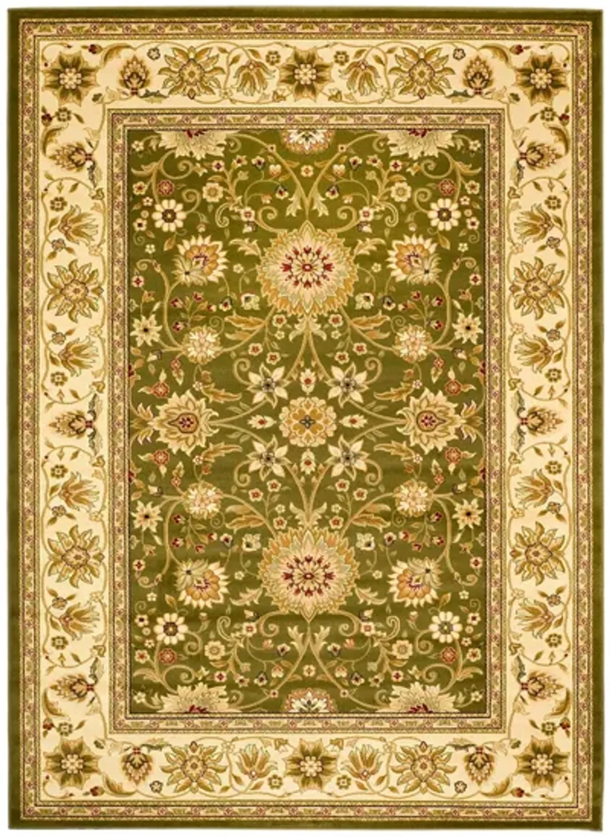 Lyndhurst Area Rug in Sage / Ivory by Safavieh