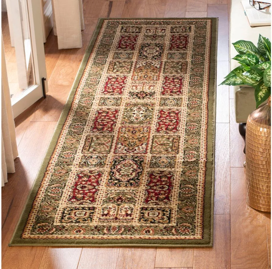 Wight Runner Rug in Multi / Green by Safavieh