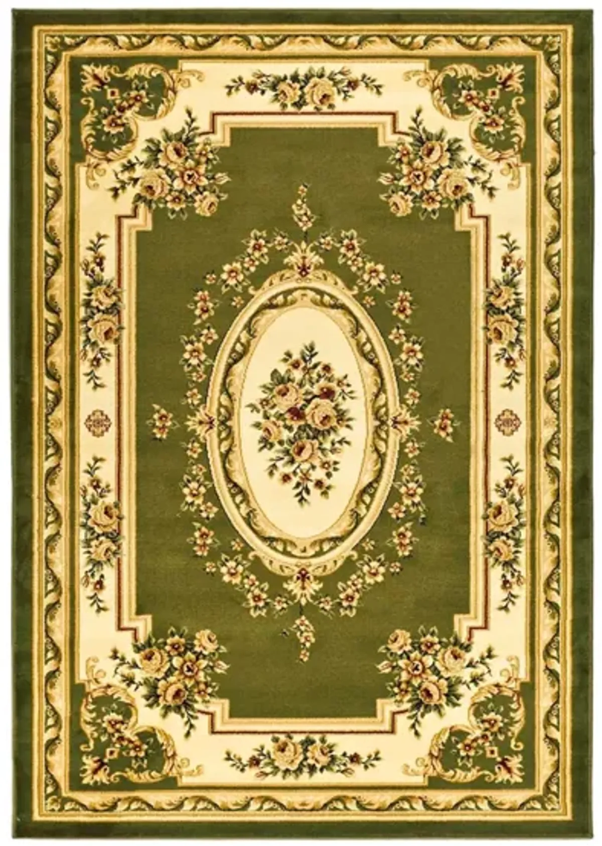 Bisterne Area Rug in Sage / Ivory by Safavieh