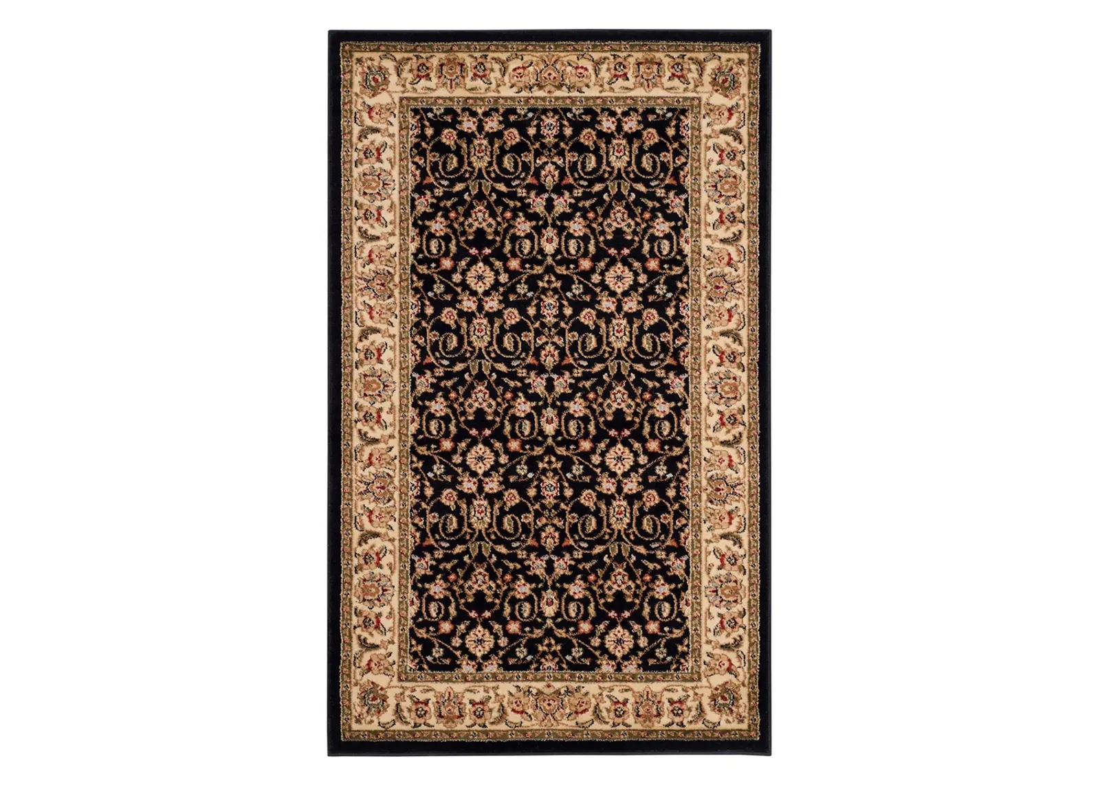 Dorset Area Rug in Black / Ivory by Safavieh