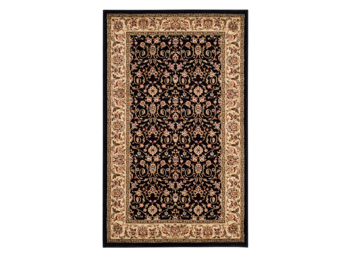 Dorset Area Rug in Black / Ivory by Safavieh