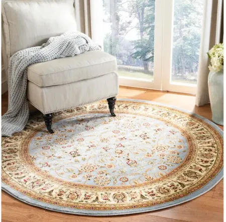 Wimbledon Area Rug in Light Blue / Ivory by Safavieh