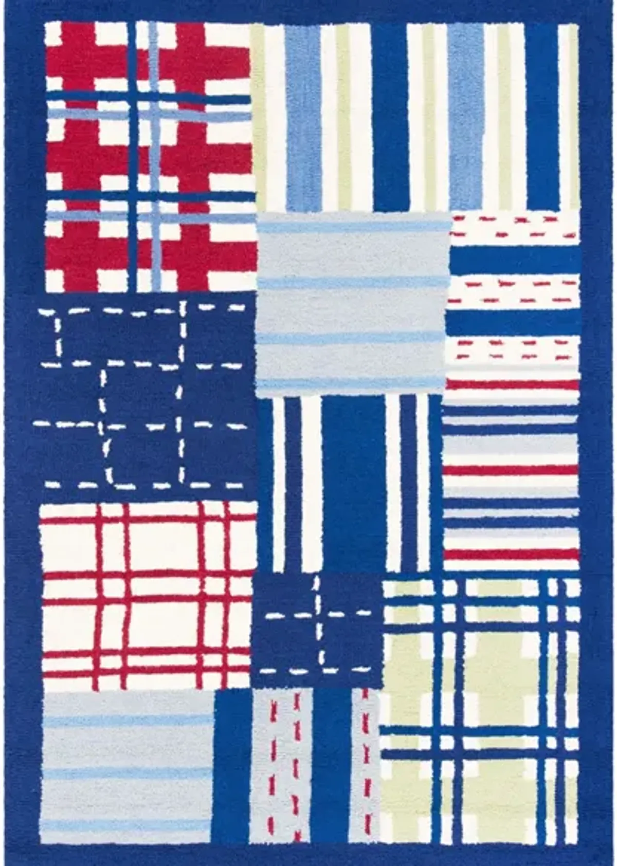 Warner Kid's Rug in Blue/Multi by Safavieh