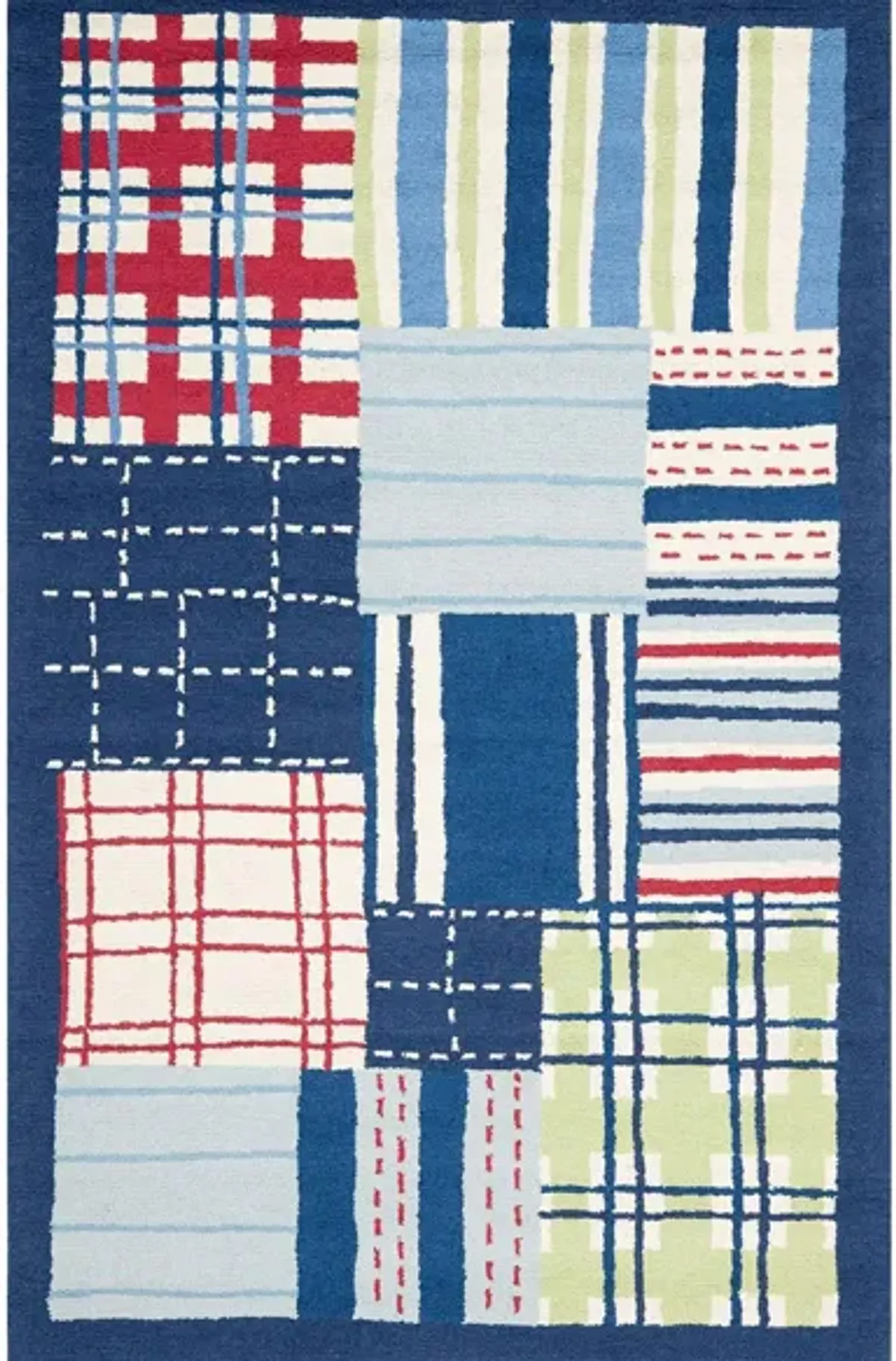 Warner Kid's Rug in Blue/Multi by Safavieh