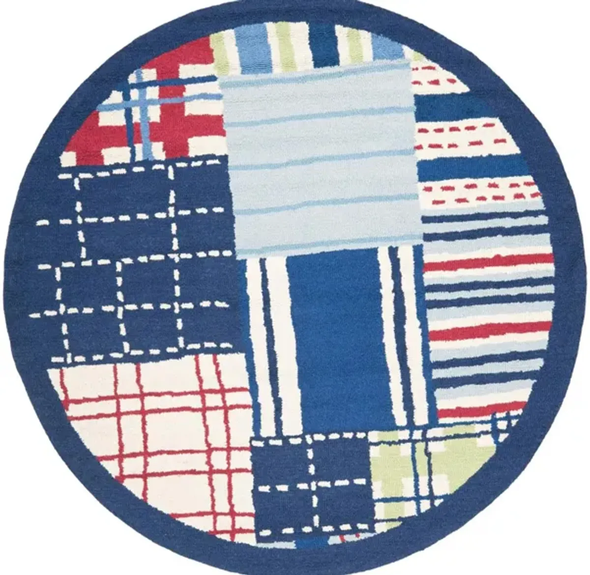 Warner Kid's Rug in Blue/Multi by Safavieh