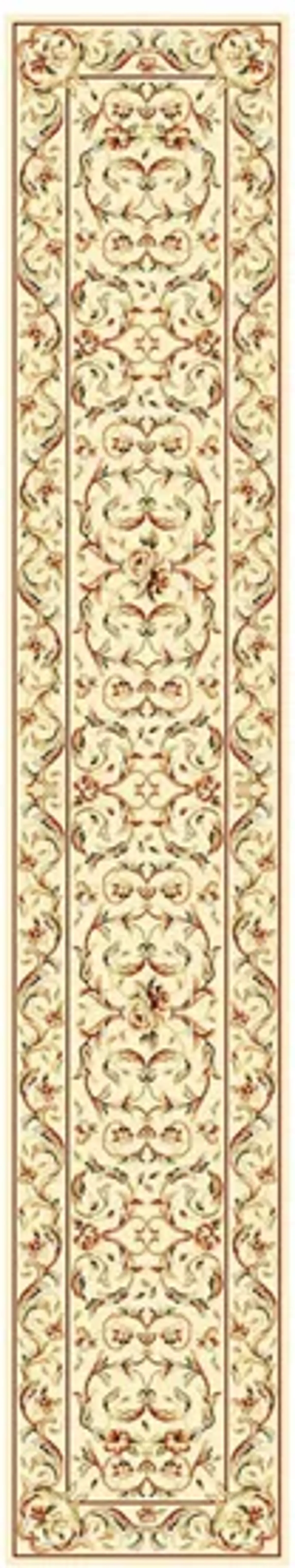 Verve Runner Rug in Ivory by Safavieh