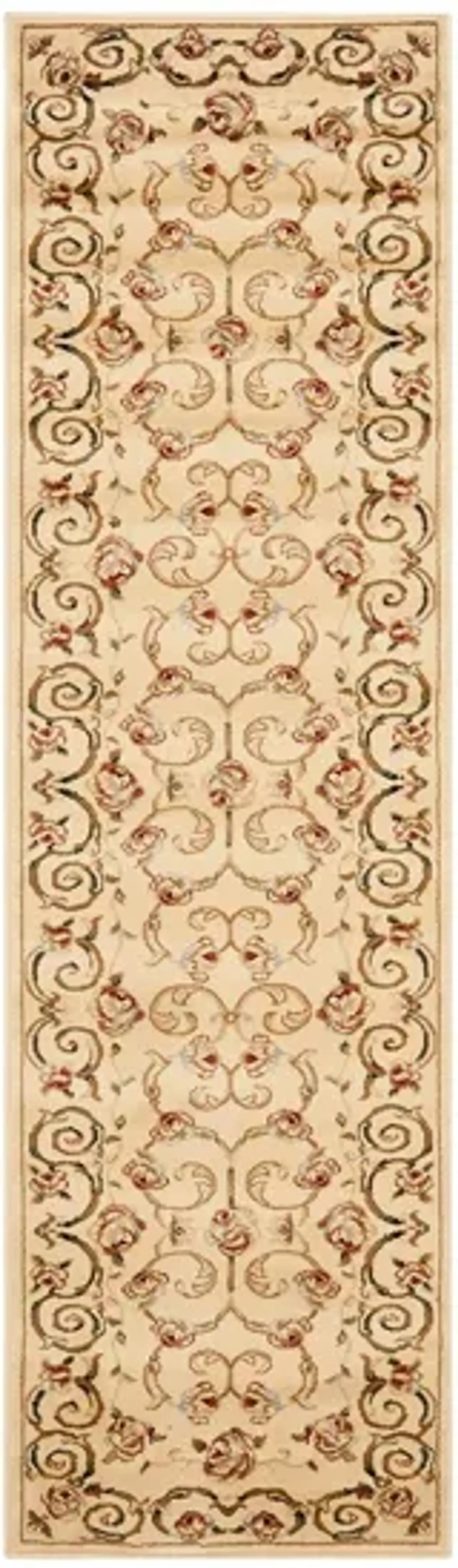 Adonia Runner Rug in Ivory by Safavieh