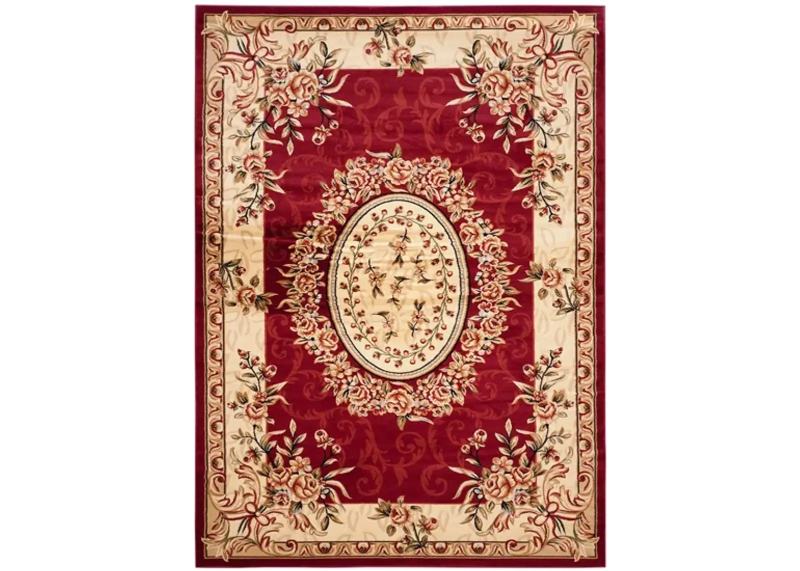 Azura Area Rug in Red / Ivory by Safavieh