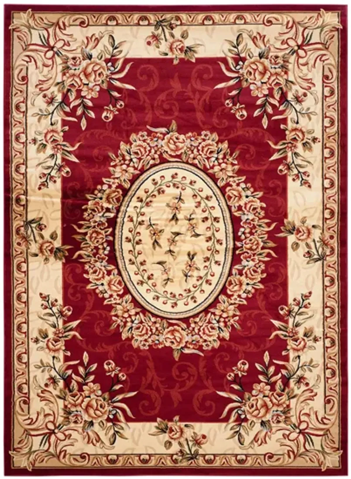 Azura Area Rug in Red / Ivory by Safavieh