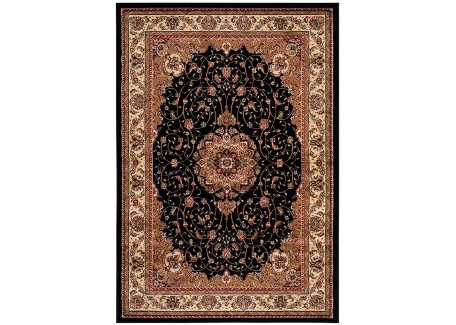 Wessex Area Rug in Black / Ivory by Safavieh