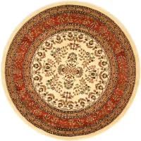 Anglia Area Rug in Ivory / Rust by Safavieh