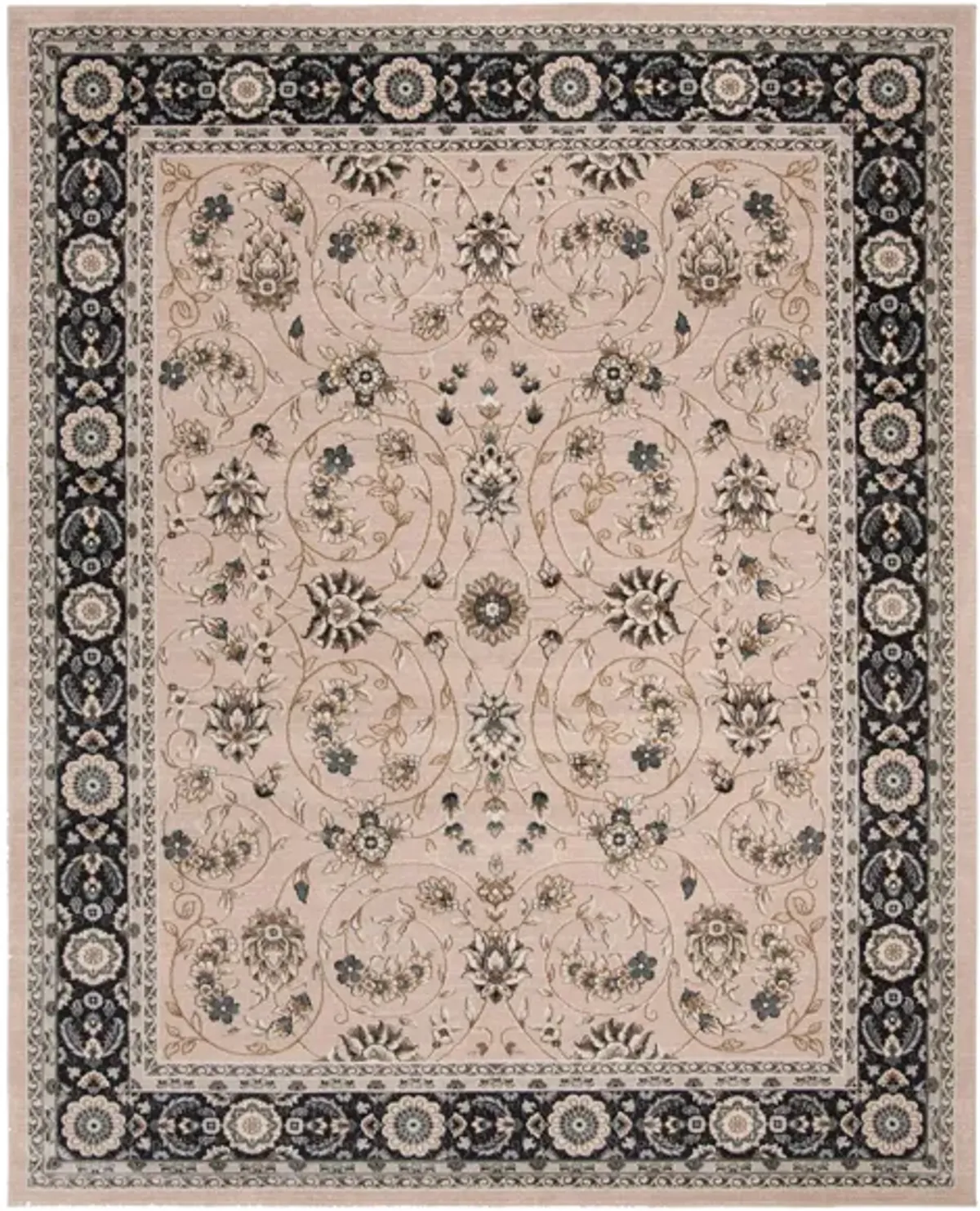 Charnwood Area Rug in Light Beige / Anthracite by Safavieh